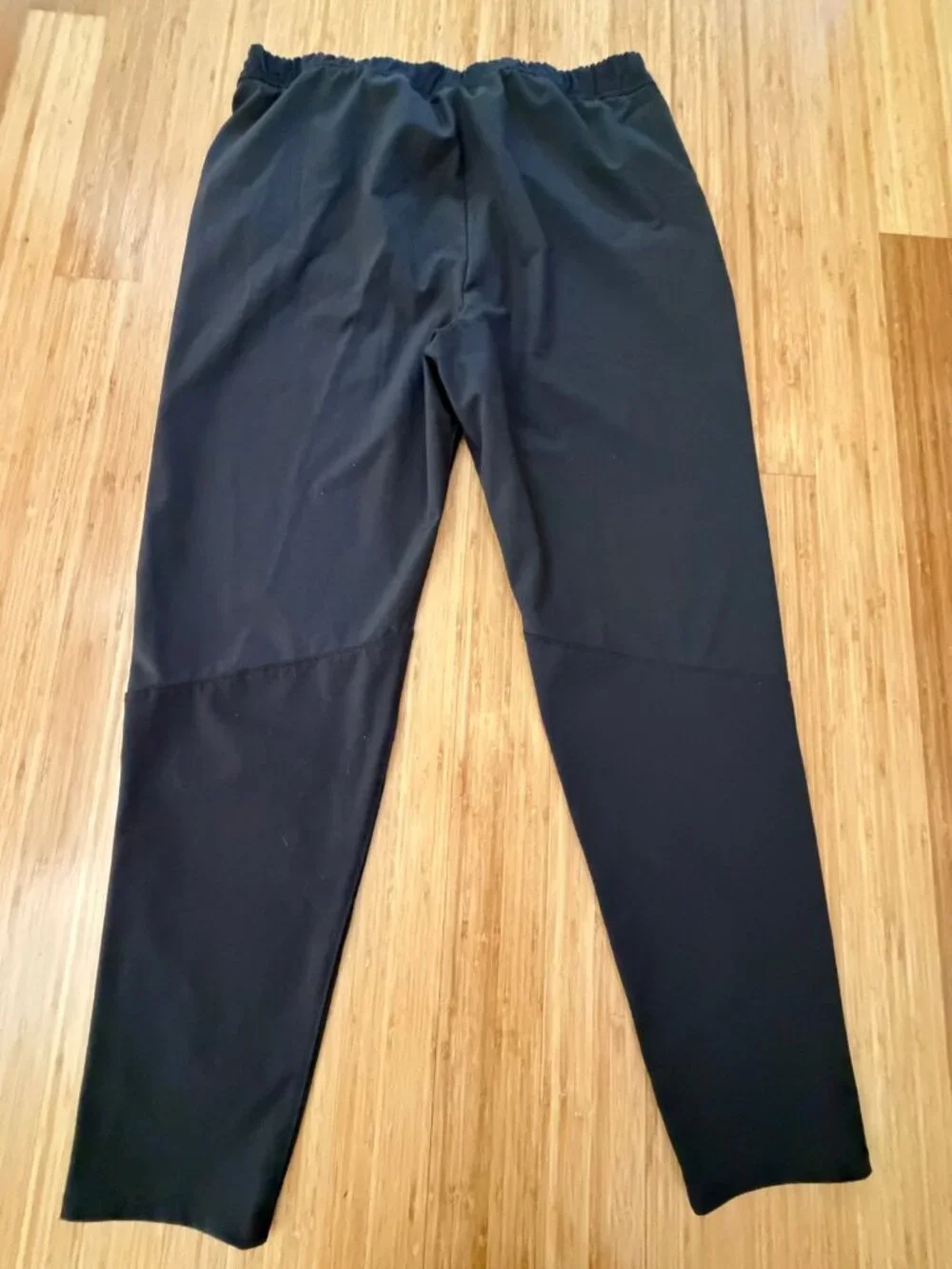 Abercrombie & Fitch Mens Black Stretch Pants Jogger M Zip Pocket Athleisure